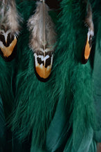 Load image into Gallery viewer, large brown green dream catcher with glass beads