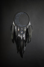 Load image into Gallery viewer, large black dream catcher