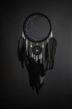 Load image into Gallery viewer, large black dream catcher