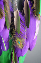 Load image into Gallery viewer, colorful dream catcher on willow ring