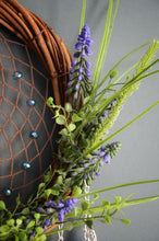 Load image into Gallery viewer, colorful dream catcher on willow ring