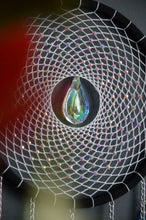 Load image into Gallery viewer, large balck white dream catcher