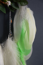 Load image into Gallery viewer, green dream catcher on willow ring