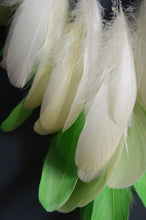 Load image into Gallery viewer, green dream catcher on willow ring