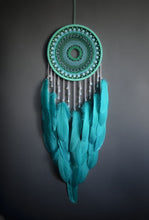 Load image into Gallery viewer, Large Fully Turquoise Dream Catcher