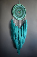 Load image into Gallery viewer, Large Fully Turquoise Dream Catcher