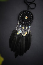 Load image into Gallery viewer, small black dream catcher