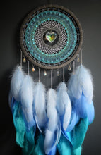 Load image into Gallery viewer, Large Blue Turquoise Dream Catcher