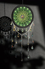 Load image into Gallery viewer, Green Dream Catcher and Sun Catcher Hybrid