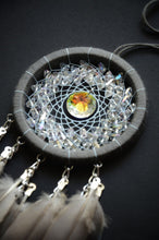 Load image into Gallery viewer, small grey dream catcher