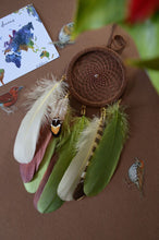 Load image into Gallery viewer, brown green dream catcher