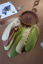 Load image into Gallery viewer, brown green dream catcher