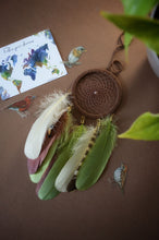Load image into Gallery viewer, brown green dream catcher