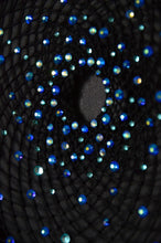Load image into Gallery viewer, Handmade Blue Black Dream Catcher with Glass Beads