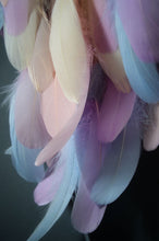 Load image into Gallery viewer, Large gray beige pink lilac dream catcher