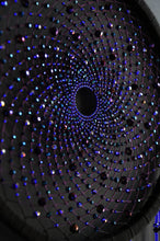 Load image into Gallery viewer, Purple Galaxy Dream Catcher with Beads & Feathers – Handmade Boho Wall Hanging Decor