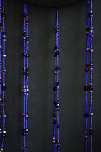 Load image into Gallery viewer, Purple Galaxy Dream Catcher with Beads & Feathers – Handmade Boho Wall Hanging Decor