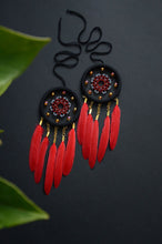 Load image into Gallery viewer, little red dream catcher for car