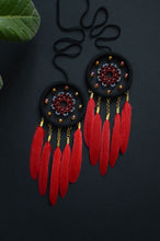Load image into Gallery viewer, little red dream catcher for car