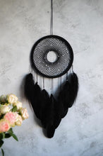 Load image into Gallery viewer, black dream catcher ursa large in night sky