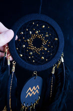 Load image into Gallery viewer, Aquarius zodiac dream catcher