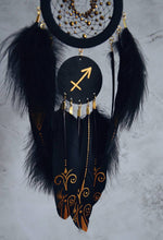 Load image into Gallery viewer, Sagittarius zodiac dream catcher
