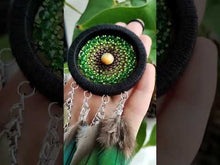 Load and play video in Gallery viewer, mini green dream catcher