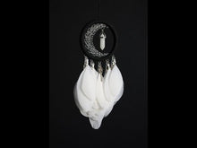 Load and play video in Gallery viewer, small black white dream catcher