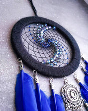 Load image into Gallery viewer, Little blue dream catcher