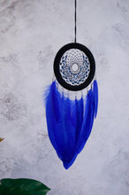 Load image into Gallery viewer, Little blue dream catcher