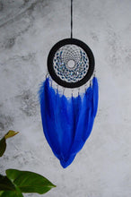 Load image into Gallery viewer, Little blue dream catcher