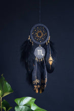 Load image into Gallery viewer, Scorpio zodiac dream catcher