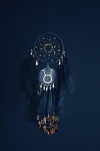 Load image into Gallery viewer, Taurus zodiac dream catcher