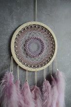 Load image into Gallery viewer, Fluffy pink dream catcher