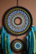 Load image into Gallery viewer, Azure wall hanging dreamcatcher