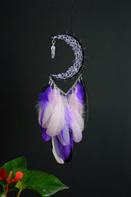 Load image into Gallery viewer, Waxing moon dream catcher