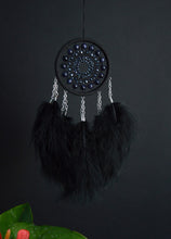 Load image into Gallery viewer, Small black dream catcher