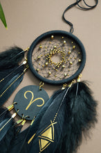 Load image into Gallery viewer, Aries zodiac dream catcher