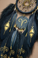 Load image into Gallery viewer, Aries zodiac dream catcher