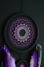Load image into Gallery viewer, Purple wall hanging dream catcher