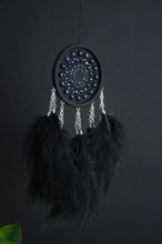 Load image into Gallery viewer, Small black dream catcher