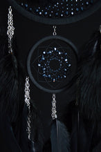Load image into Gallery viewer, Big black dream catcher
