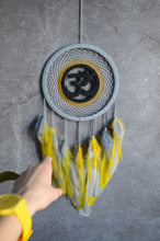 Load image into Gallery viewer, Om symbol wall hanging dream catcher