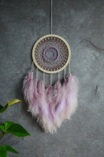 Load image into Gallery viewer, Fluffy pink dream catcher
