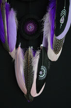 Load image into Gallery viewer, Purple wall hanging dream catcher