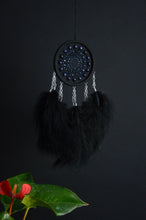 Load image into Gallery viewer, Small black dream catcher