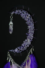 Load image into Gallery viewer, Waxing moon dream catcher