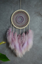 Load image into Gallery viewer, Fluffy pink dream catcher