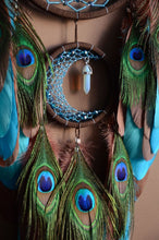 Load image into Gallery viewer, Dreamcatcher with peacock feathers