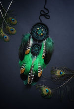 Load image into Gallery viewer, little dream catcher with tiger eye beads